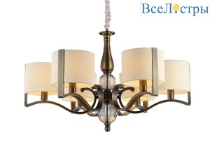 Люстра NEWPORT 31305+1/C black brass