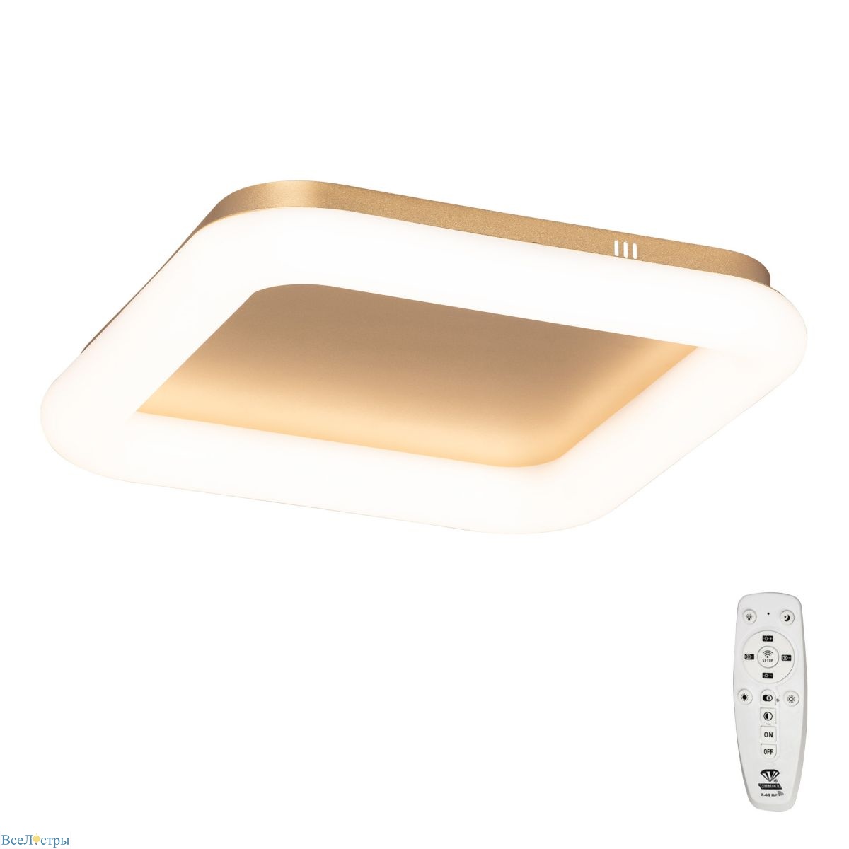 потолочная люстра vitaluce v2542dt-8/1pl