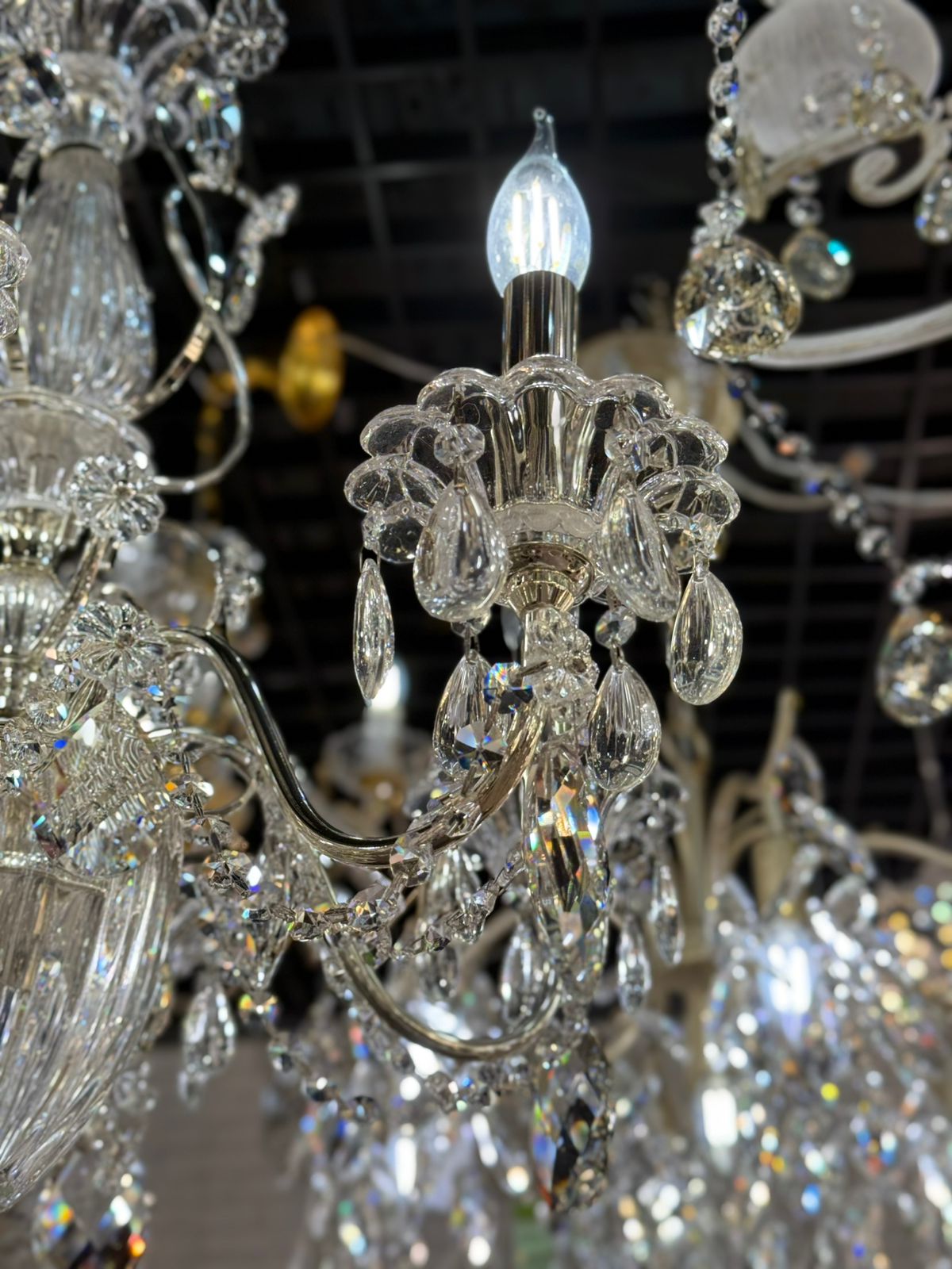 подвесная люстра bohemia ivele crystal 112/6/165 ni v7010