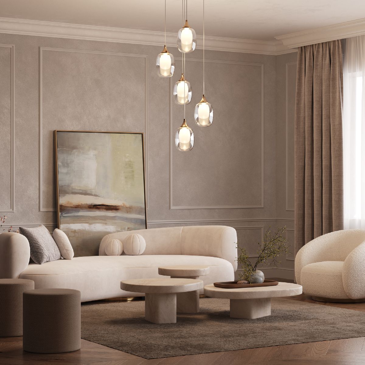 каскадная люстра maytoni aura mod016pl-05bs