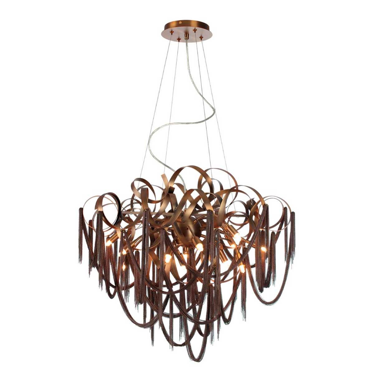 подвесная люстра odeon light chainy 5066/12