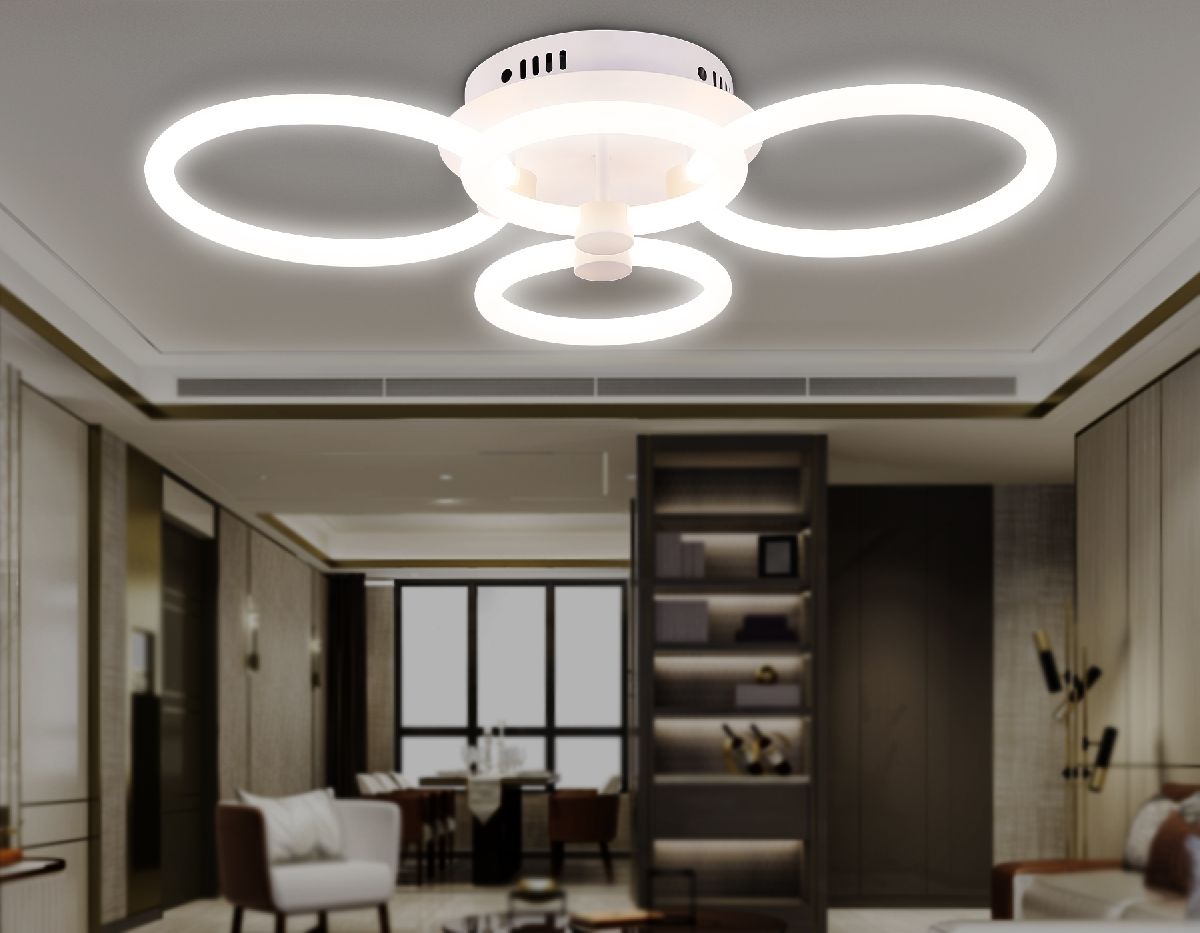 потолочная люстра ambrella light acrylica original fa3811
