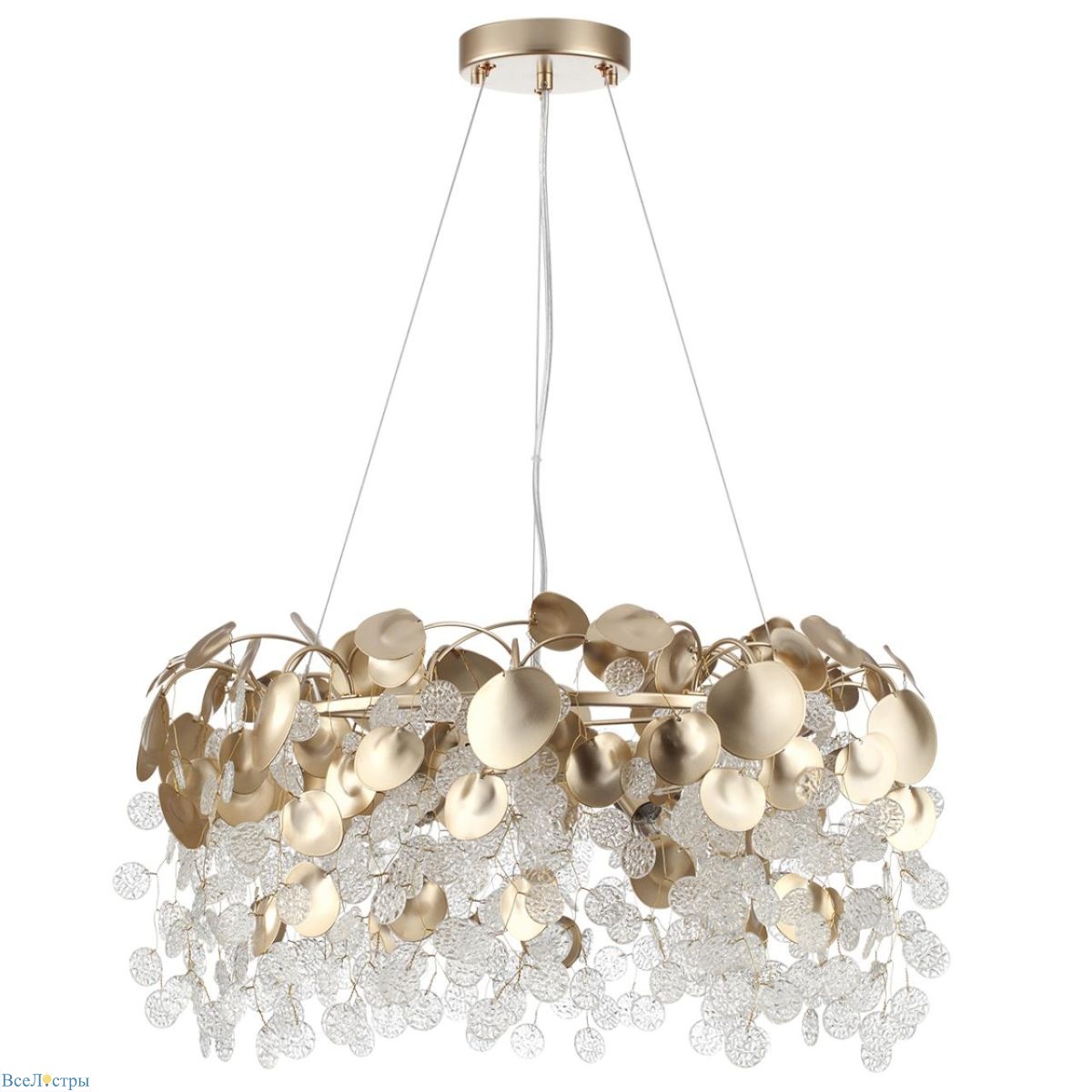 подвесная люстра odeon light classic coins 5104/8