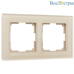 Рамка на 2 поста Werkel Favorit шампань W0021111 4690389159596