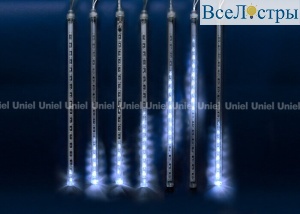 Уличная светодиодная гирлянда (11120) Uniel занавес 220V синий ULD-E2403-144/DTK BLUE IP44 METEOR