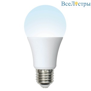 Лампа светодиодная (UL-00002372) Uniel E27 10W 4000K матовая LED-A60-10W/NW/E27/FR/MB PLM11WH