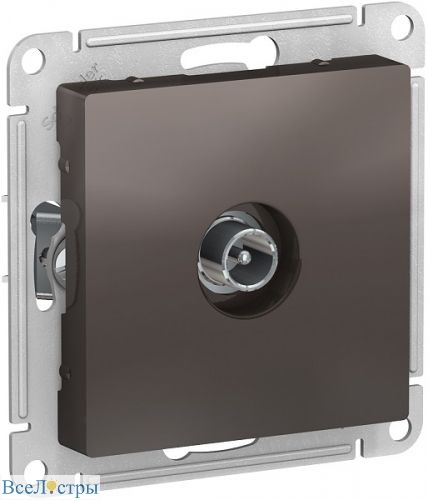 розетка tv оконечная schneider electric atlas design atn000691