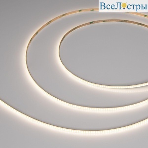 Светодиодная лента Arlight 7,5W/m 600LED/m CSP теплый белый/белый 5М COB-X600-5mm 24V White-CDW 037686