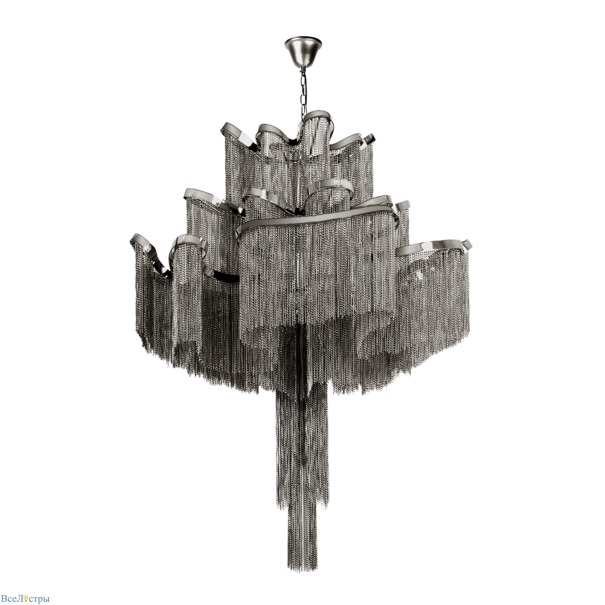 подвесная люстра loft it stream 10208/1000 gunmetal