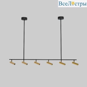 Потолочный светильник Eurosvet Epiphania 20252/6 LED черный/латунь a068799