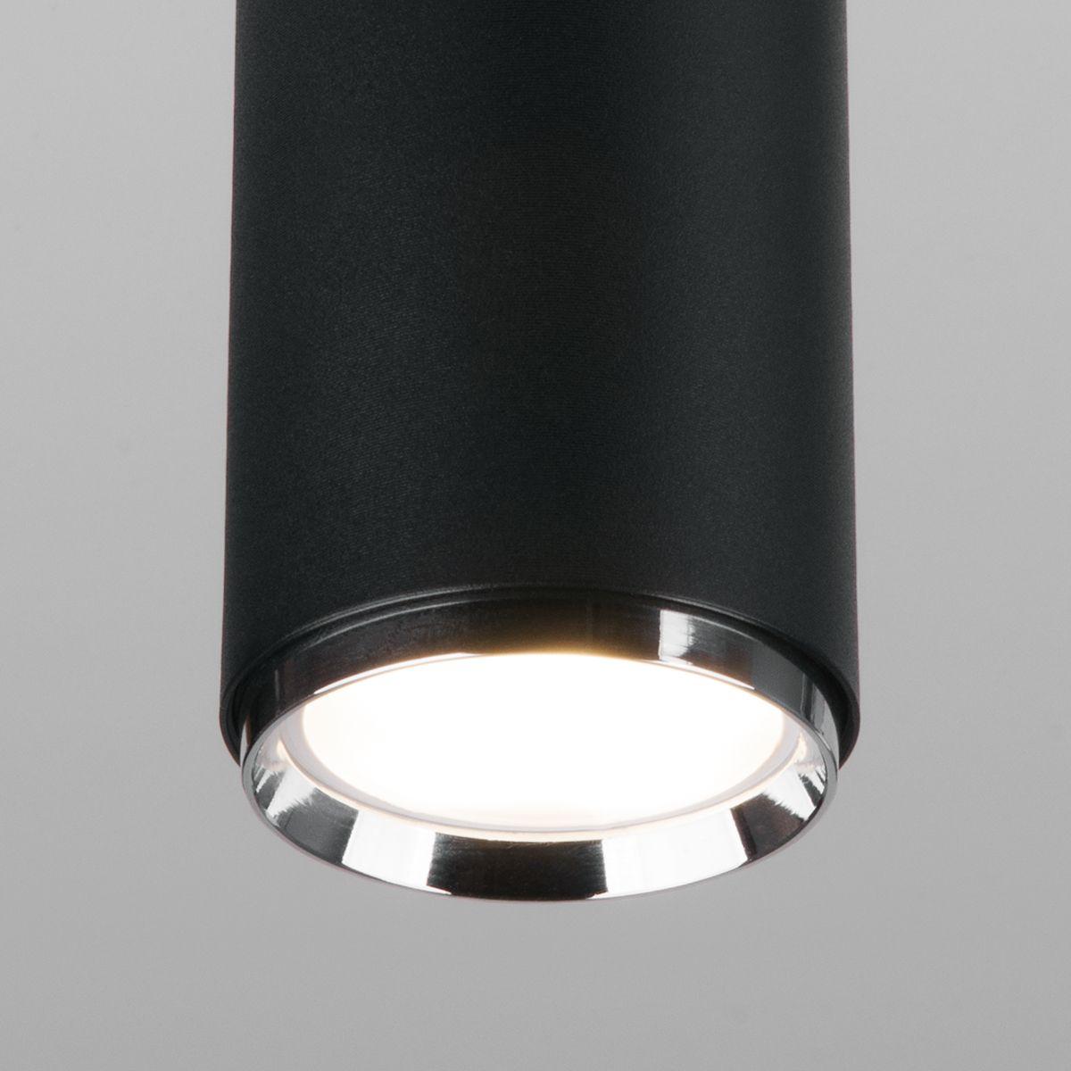 трековый светильник elektrostandard svit gu10 черный/хром mrl 1013 4690389149658