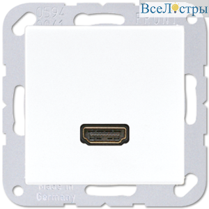 Розетка HDMI Jung MAA1112WW
