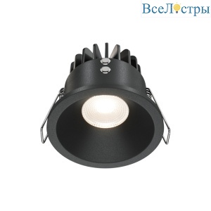 Встраиваемый светильник Maytoni Zoom DL034-01-06W3K-D-B