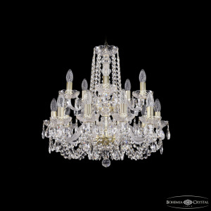 Подвесная люстра Bohemia Ivele Crystal 1402/10+5/195/2d G
