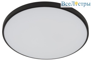 Потолочный светильник Эра Классик без ДУ SPB-6 BK 24W-5K Slim Base