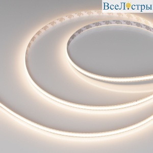 Светодиодная лента Arlight COB-X544-8mm 24V Warm3500 (11 W/m, IP20, 5m, FreeСut) (Свободная резка) 043415(1)