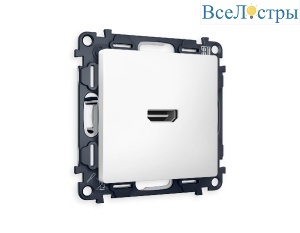Комплект механизма розетки HDMI 2.0 40V/500mA 2.0GHz 5-18Gbit/s Ambrella Volt Alfa MA134010