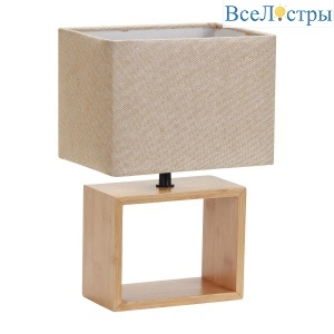 Настольная лампа Uniel UML-B401 E27 LIGHT GREY/WOOD UL-00010956