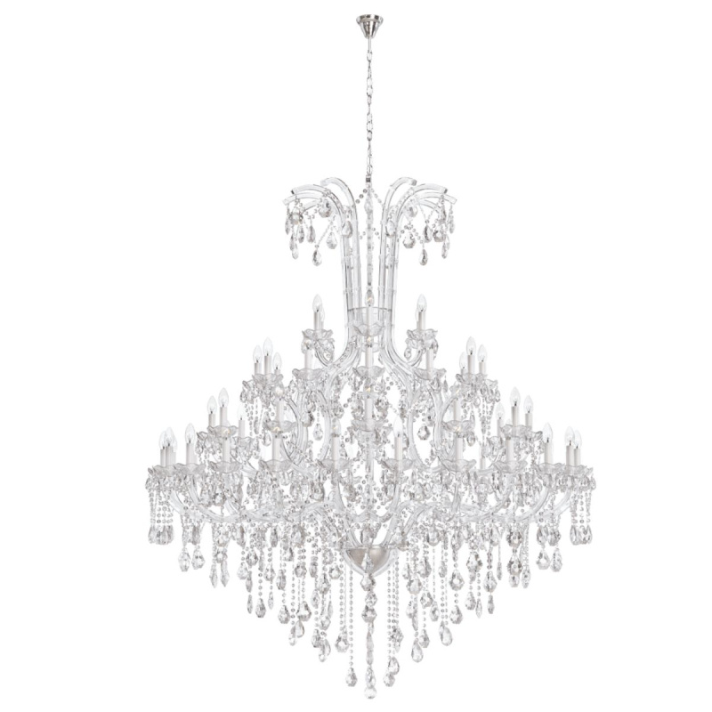 подвесная люстра crystal lux diva sp60 chrome