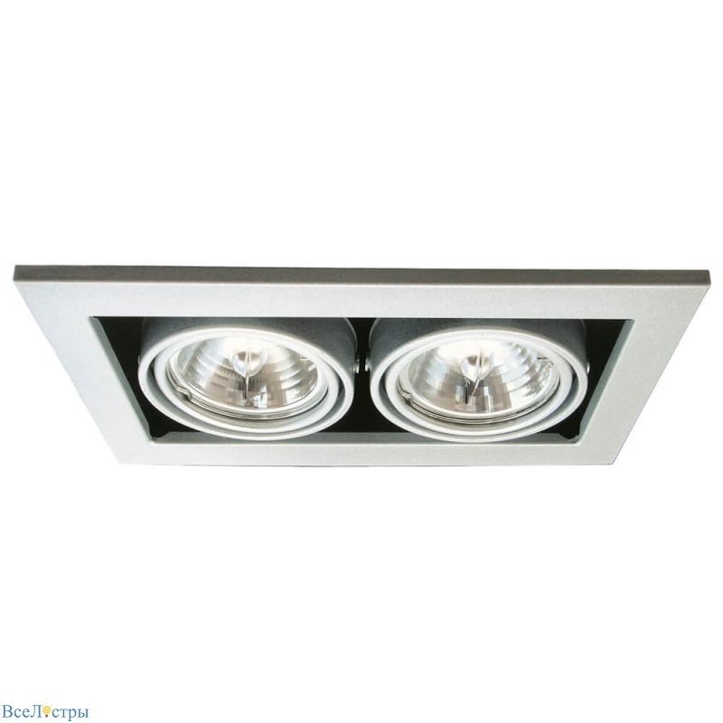 встраиваемый светильник arte lamp technika a5930pl-2si
