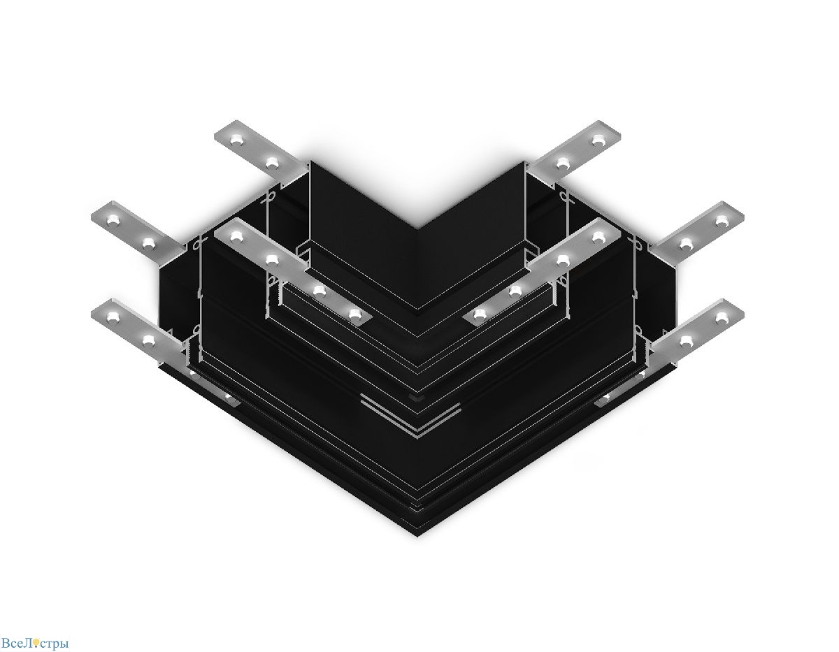 коннектор угловой ambrella light magnetic 220v gl1046