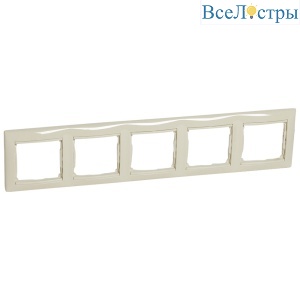 Рамка пятиместная Legrand Valena Classic 696743