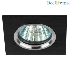 Встраиваемый светильник ЭРА KL57 SL/BK Б0017255