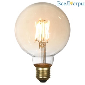 Лампа светодиодная Е27 6W 2200K янтарная GF-L-2106