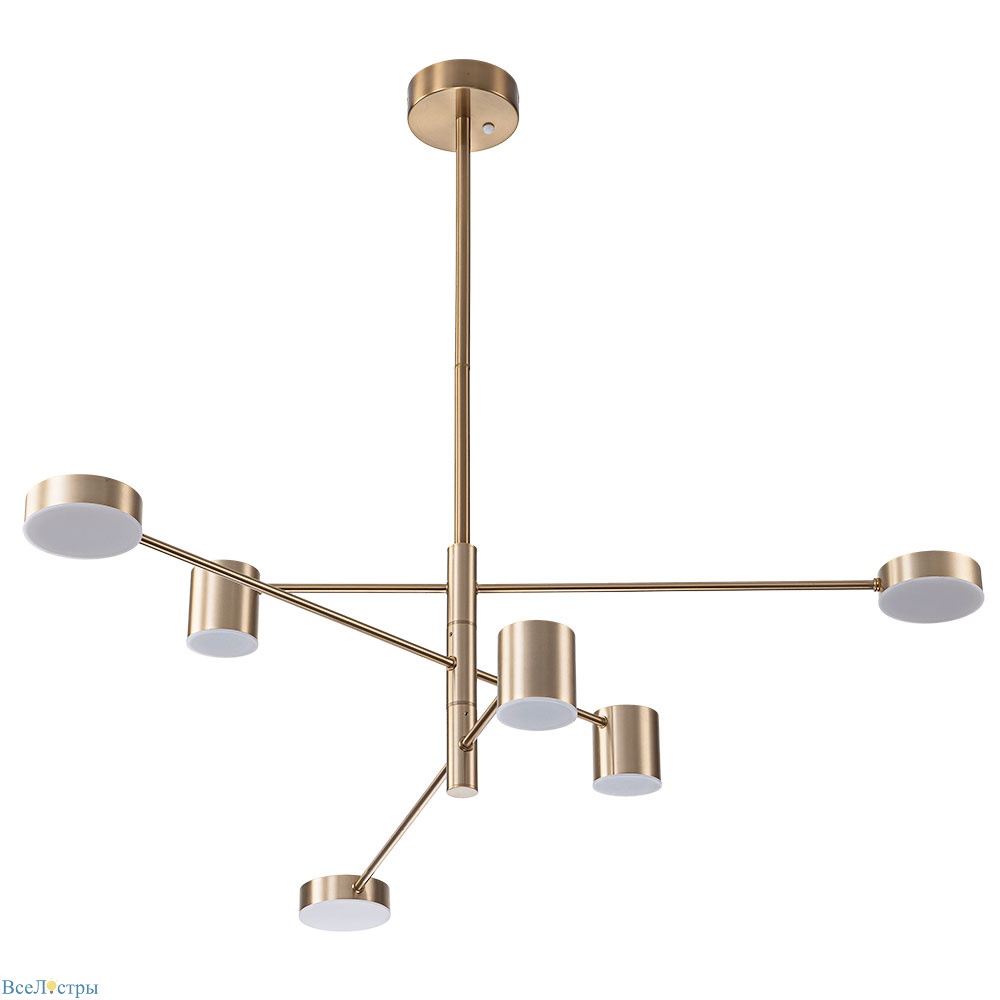 люстра на штанге arte lamp stanley a2476pl-40pb