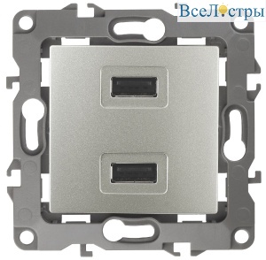 Розетка USB Эра 12-4110-15 Б0027500