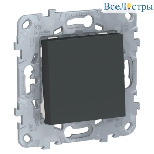 Выключатель кнопочный Schneider Electric Unica New 10A 250V NU520654