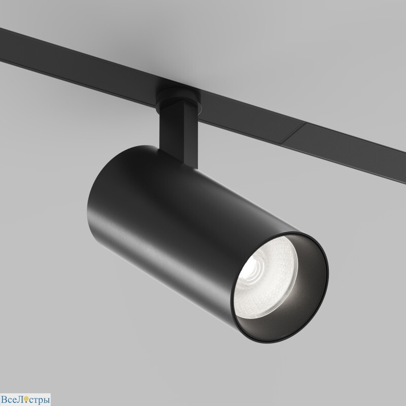 трековый однофазный светильник denkirs simple spot dk8220-bk