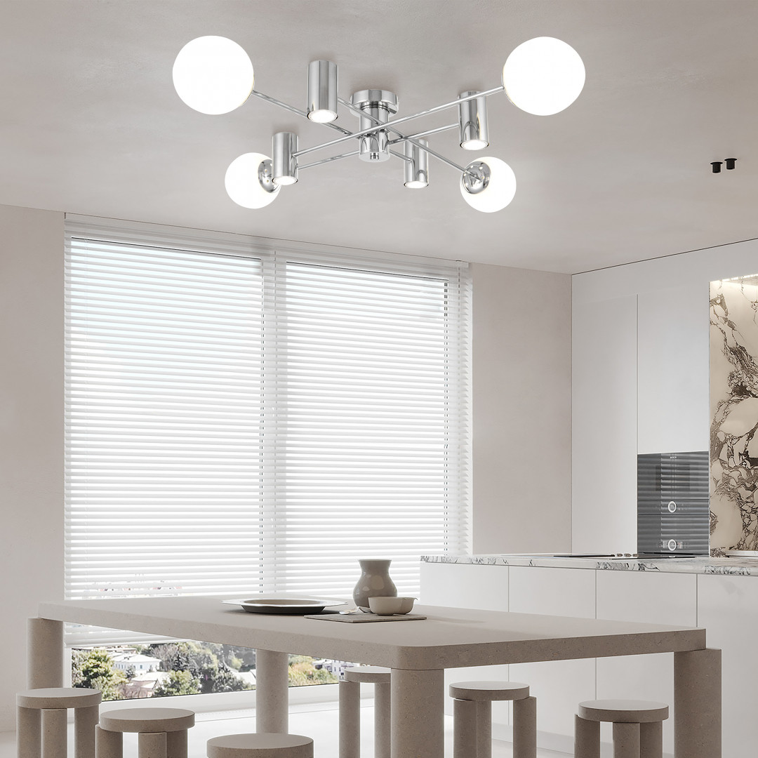 потолочная люстра arte milano napoli 335854/4+4 cr