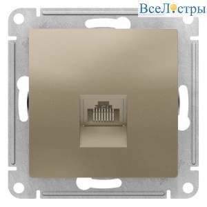 Розетка Ethernet RJ-45 Schneider Electric Atlas design ATN000583