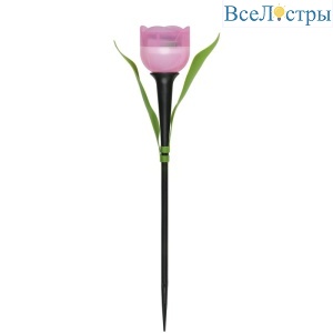 Светильник на солнечных батареях (UL-00004276) Uniel Promo USL-C-451/PT305 Pink Tulip