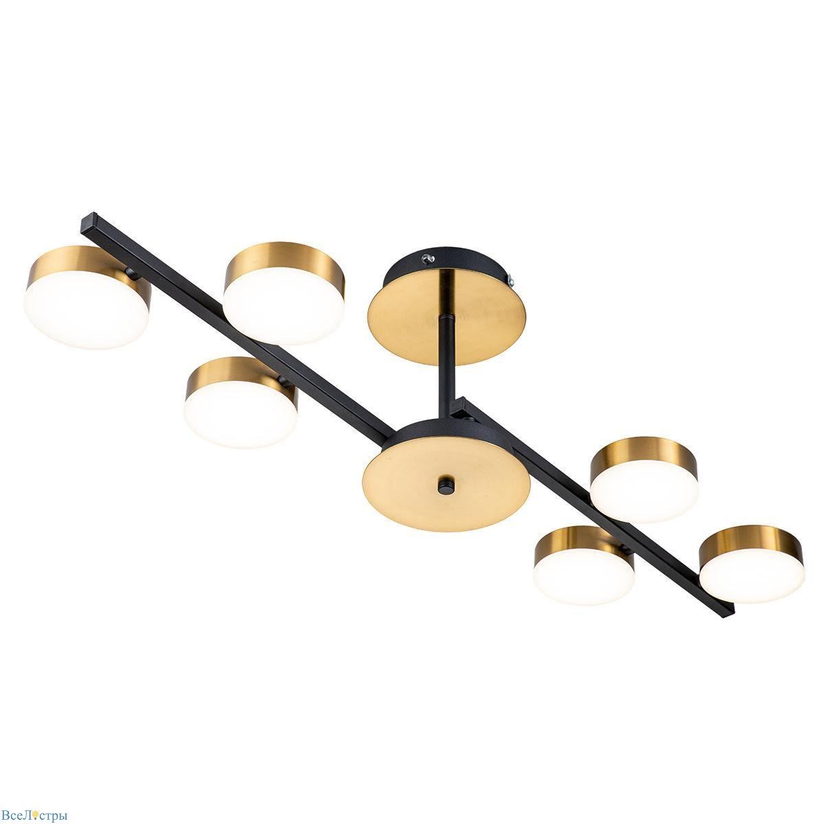потолочная светодиодная люстра escada alcor 10266/6led