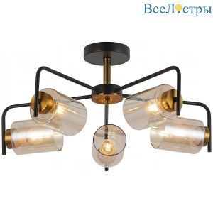 Потолочная люстра Illumico IL8248-5COU-79 BK GD