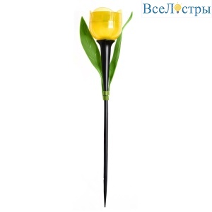 Светильник на солнечных батареях (UL-00004277) Uniel Promo USL-C-452/PT305 Yellow Tulip