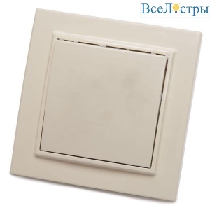 Выключатель одноклавишный Stekker Эрна слоновая кость PSW10-9003-02 39230