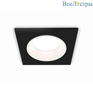 Комплект встраиваемого светильника Ambrella light Techno Spot XC6521001 SBK/SWH черный песок/белый песок (C6521, N6110)
