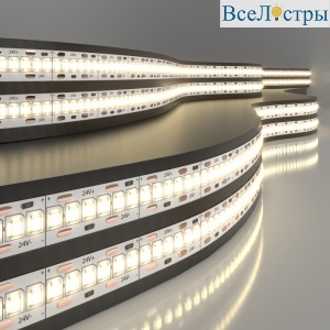 Светодиодная лента Elektrostandard 24V 24W 240Led 2835 IP20 теплый белый, 5м 4690389167614
