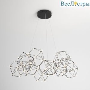 Подвесная люстра Eurosvet Uma 90169/12 черный жемчуг a061154