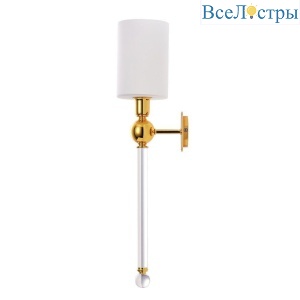 Бра Crystal Lux MIRABELLA AP1 GOLD/WHITE