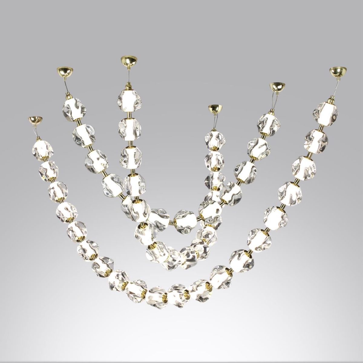 подвесная люстра odeon light jemstone 5085/64l