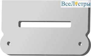 Торцевая заглушка для профиля EKS 0У-00001614