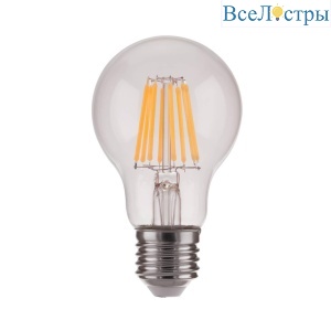 Лампа светодиодная филаментная диммируемая Elektrostandard E27 9W 4200K прозрачная a048382