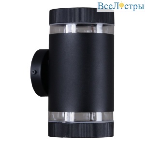 Уличный настенный светильник Reluce 86226-9.2-002CT 2*GX53 BK