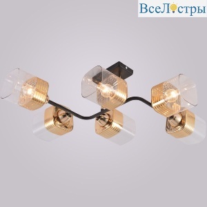 Потолочная люстра Reluce 01615-0.3-06 BK+FGD