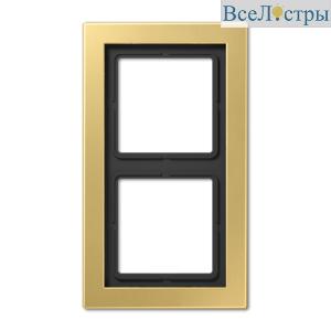 Рамка двухместная Jung MED2982C