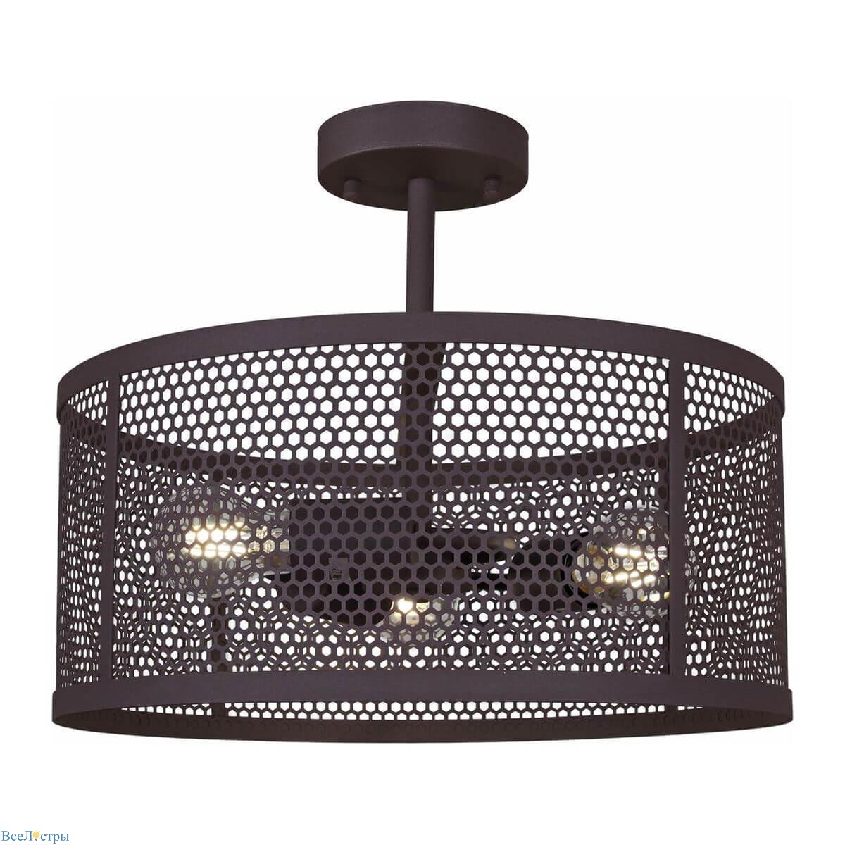 потолочная люстра illumico il1031-3c-05 coffe